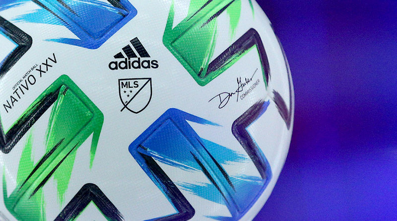 General view of a MLS game ball for 2020.