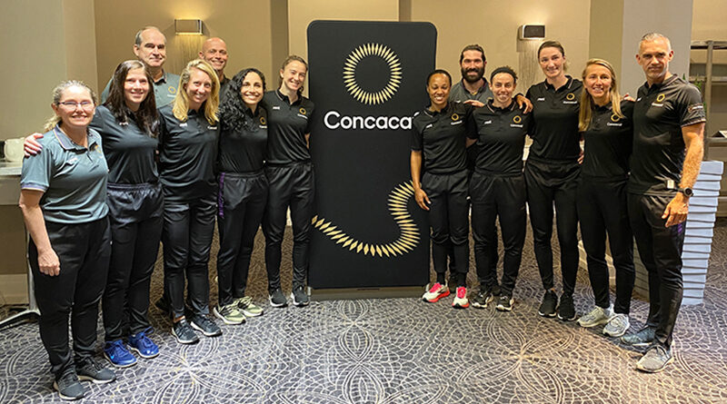 PRO officials at the 2022 Concacaf Women’s U-20 Championship in the Dominican Republic.