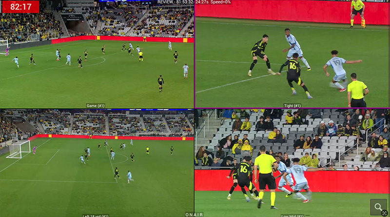Video Review quad screen