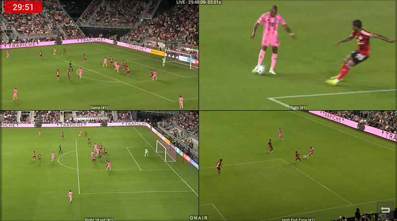 Video Review quad screen