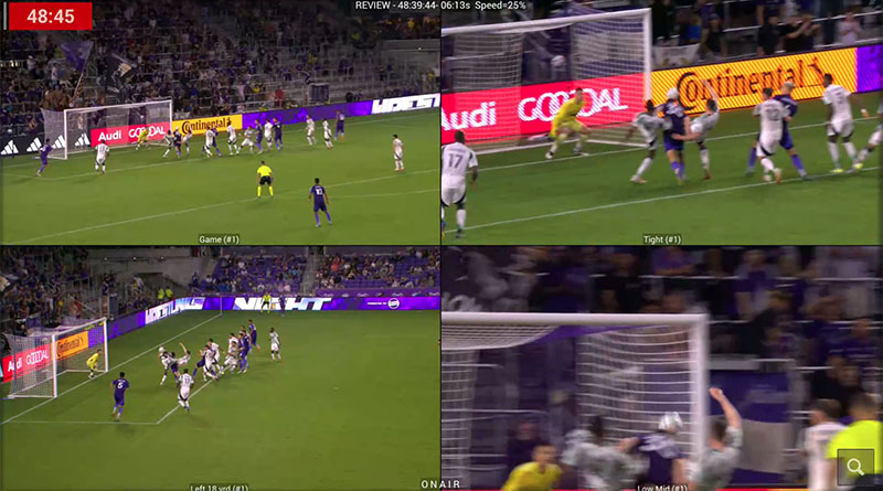 Video Review quad screen