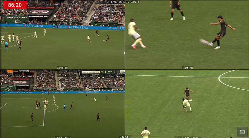 Video Review quad screen