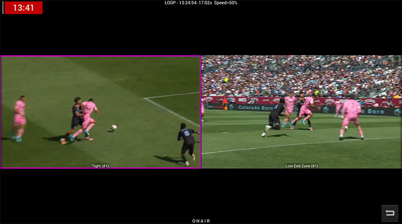 Video Review split screen