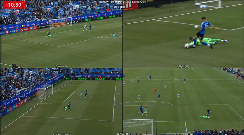 Video Review quad screen