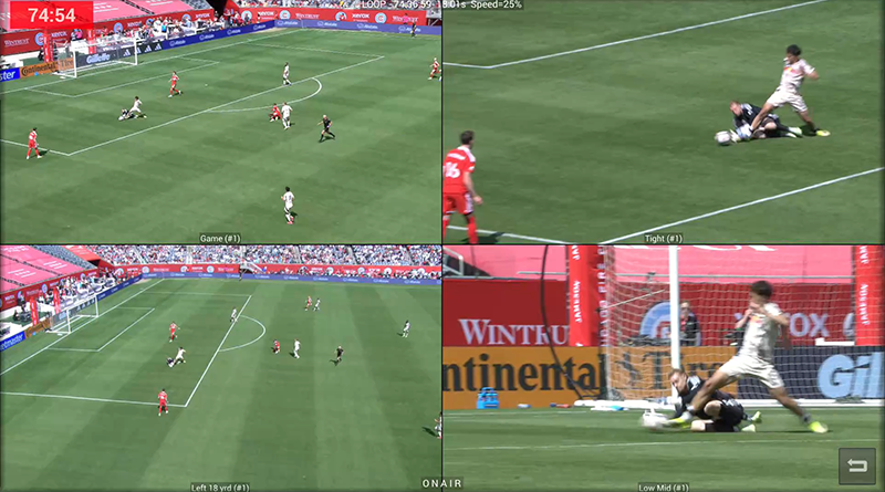 Video Review quad screen