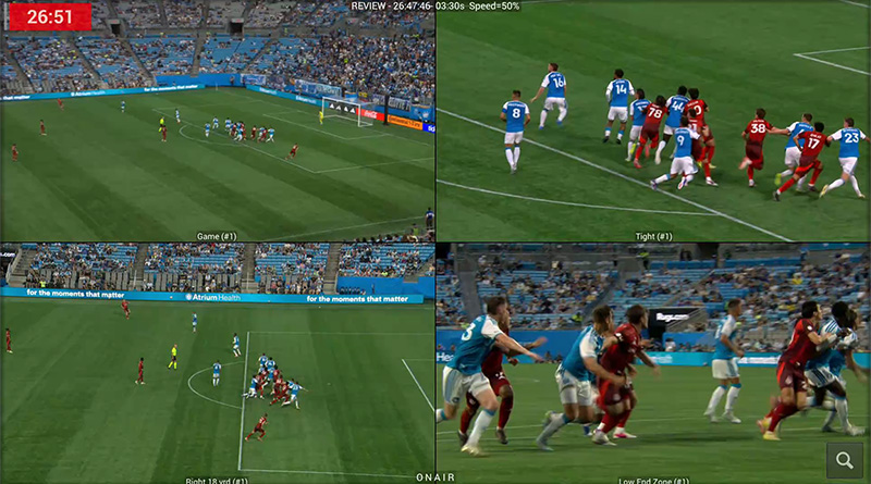 Video Review quad screen