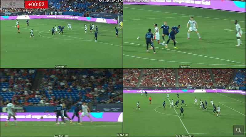 Video Review quad screen