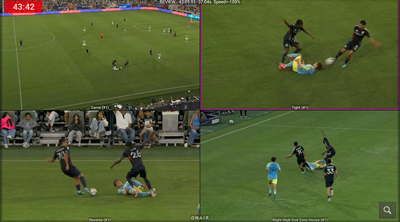 Video Review quad screen